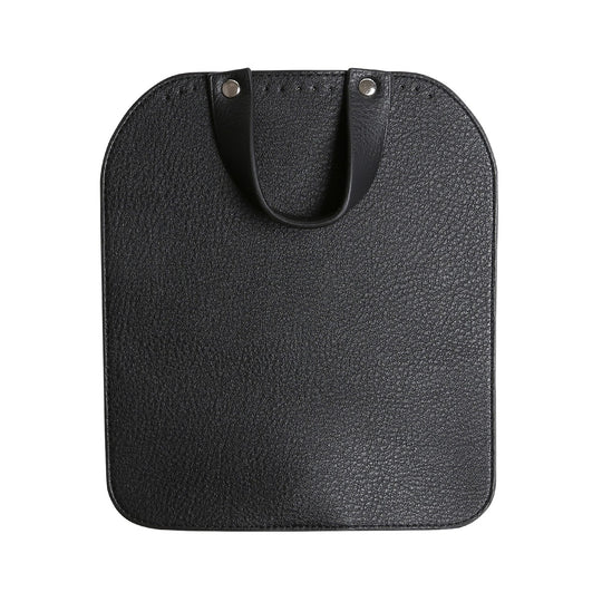 Rabat de sac avec bouton magnétique - Black/Silver - Go Handmade
