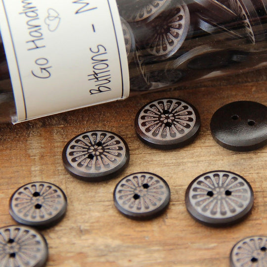Boutons marguerite - Go Handmade