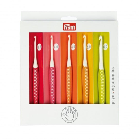 Set de crochets laine ergonomiques - Prym