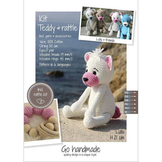 Modèle crochet - Teddy & Hochet - Go Handmade