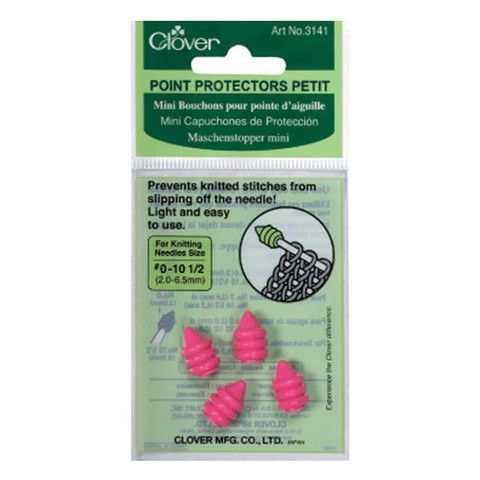 Bouchons-arrêtoirs pour pointe d’aiguille 2,0-6,5mm - pink - Clover