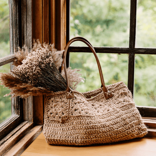Rose Window - Tote Bag en Jute