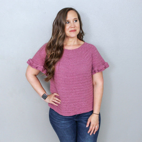 Franny - Flounce Sleeve Tee