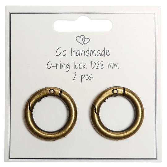 Mousqueton - Rond - 28 mm - Go Handmade