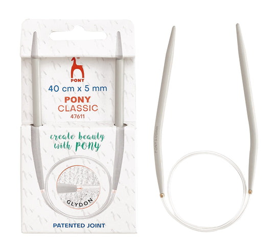Aiguilles circulaires - 40 cm - Pony
