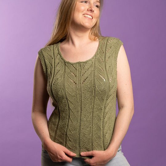Eva - Haut d’été en Rainbow Bamboo