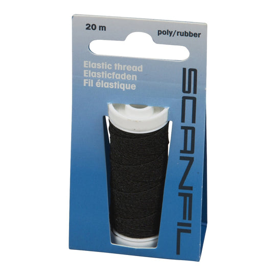 Scanfil élastique - Noir - 20 m