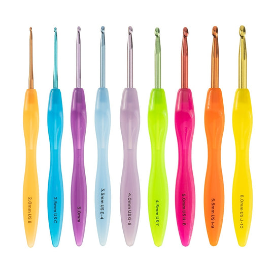 Set de crochets Curvy - 9 tailles - Hobbii