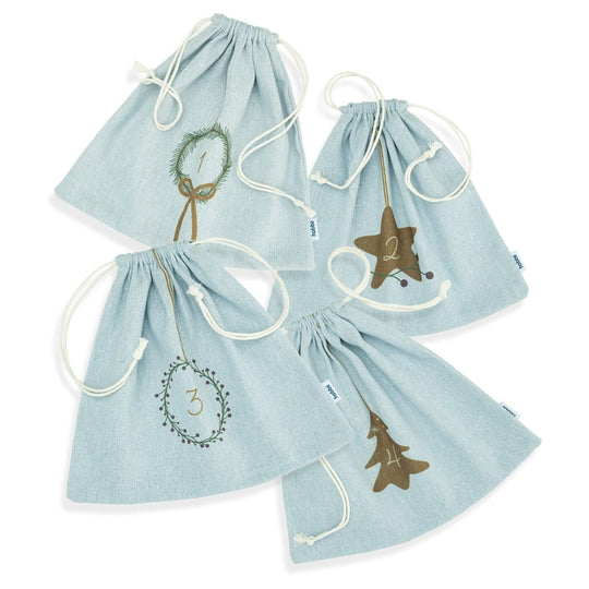 Sacs pour calendriers de l'avent - set de 4 - Hobbii