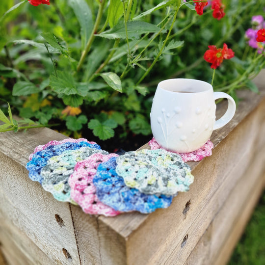 Silk Print Flower - Sous-verres
