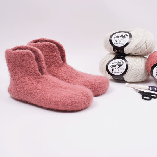 Chaussons feutrés – Crochet