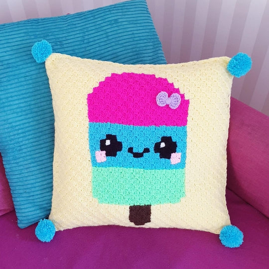 Kawaii Popsicle - Coussin