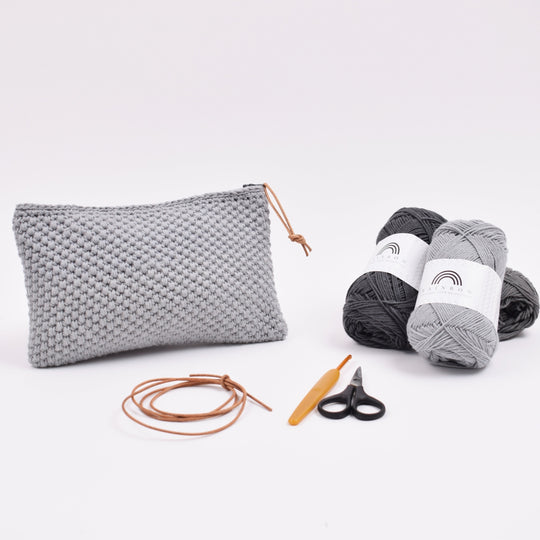 Trousse de toilette crochetée