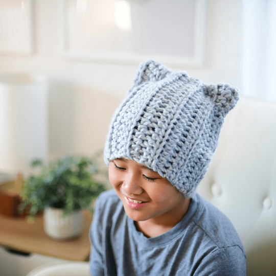 Chunky Cat - Bonnet - Crochet