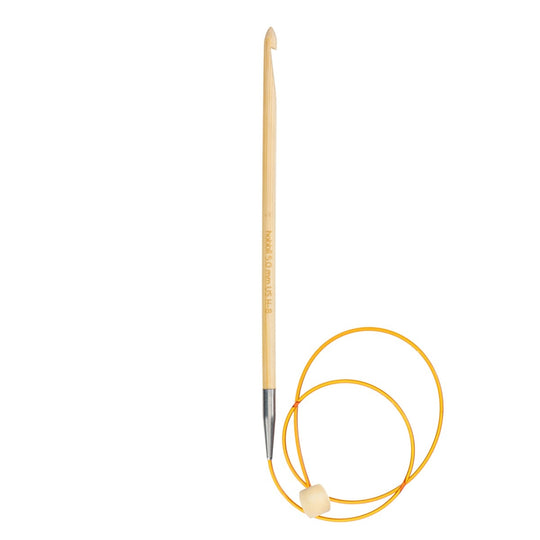 Crochets Tunisiens en Bambou avec câble - 50 cm - Hobbii