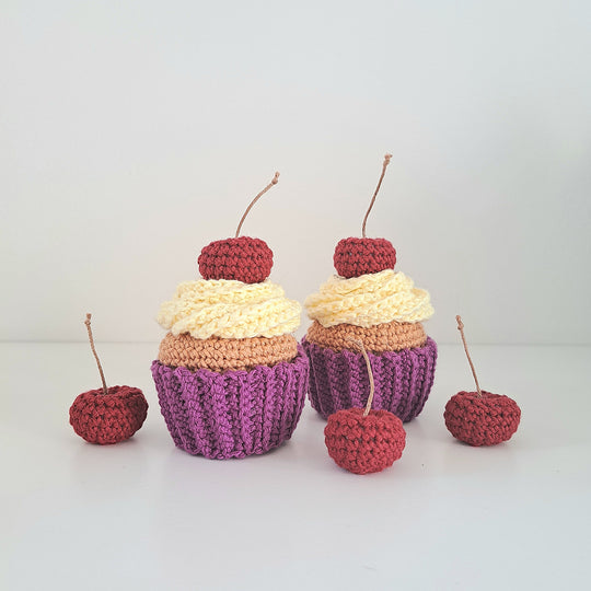 Cupcakes avec cerise