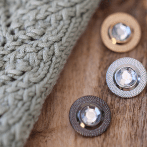 Bouton décoratifs - 17 mm - 4 pcs - Go Handmade