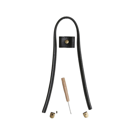 Cordon pour sac - Noir/Bronze - Go Handmade