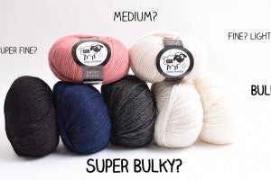 How to choose yarn based on the English yarn categories