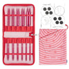 

Set d'aiguilles circulaires interchangeables Stellar Deluxe - Coral - Hobbii
1