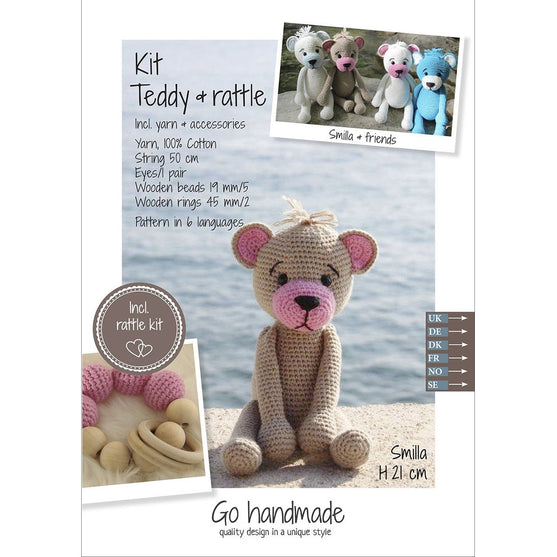 

Modèle crochet - Teddy & Hochet - Go Handmade
2