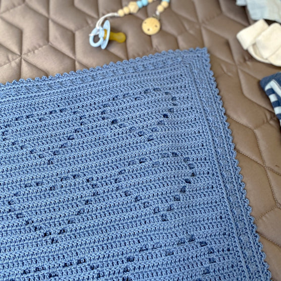 

Lovely Hearts Bamboo - Couverture  pour bébé
7