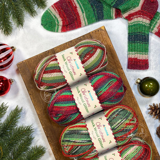 

Christmas Sock Wool Glitter (Édition limitée) - Hobbii
5