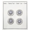 

Boutons Perle avec Pierre - Argent - Plusieurs Tailles - Go Handmade
3