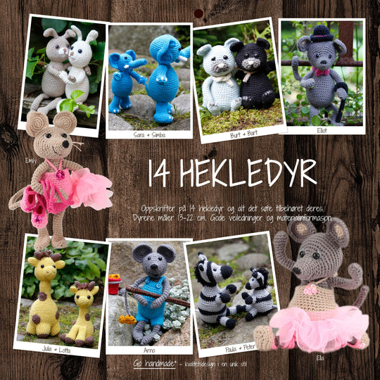 14 Hekledyr (Amigurumi) - Go Handmade