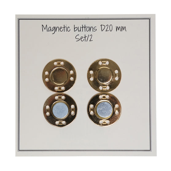 

Boutons magnétiques - 20 mm - Go Handmade
4