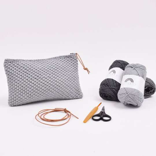 Trousse de toilette crochetée