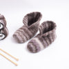 

Chaussons feutrés - Tricotés
2