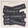 

10 Etiquettes - Handmade - 2 cœurs - 5 cm - Go Handmade
1