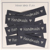 

10 Etiquettes - Handmade - 2 cœurs - 5 cm - Go Handmade
1