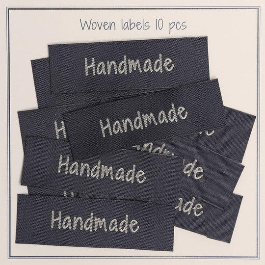 10 Etiquettes - Handmade - 5 cm - Go Handmade