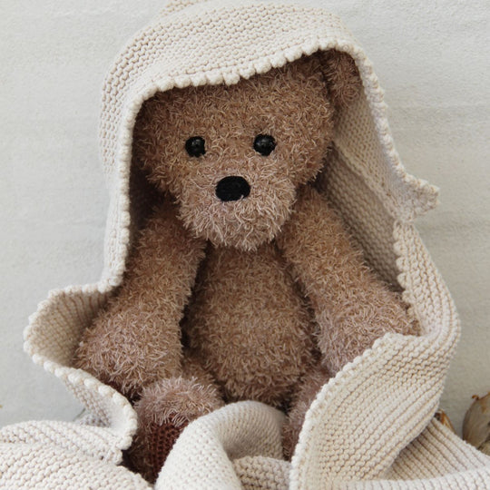 Teddy og tæppe