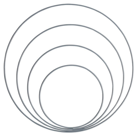 Anneau en métal Mixte (15, 20, 25 &amp; 30 cm), 4 pièces - Go Handmade