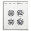 

Boutons Perle avec Pierre - Noirs - Plusieurs Tailles - Go Handmade
1
