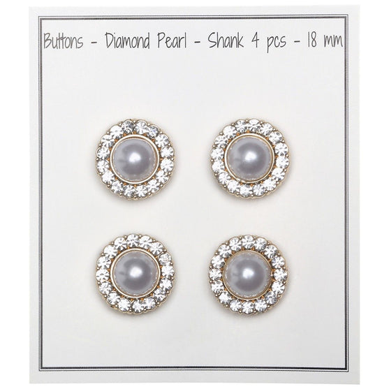 

Boutons Perle avec Pierre - Doré - Plusieurs Tailles - Go Handmade
1