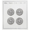 

Boutons Bling - Petites Pierres - Argent - 4 pcs. - Go Handmade
3