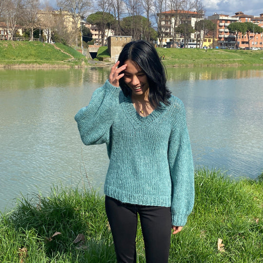 Charlotte - Pull col V