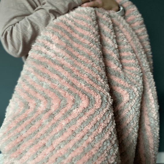 

Ruby’s Mitered Square Blanket - Couverture
6