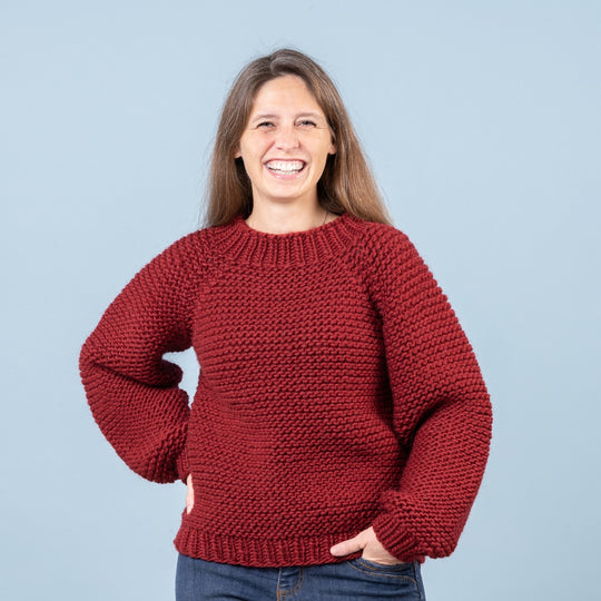 Ditte - Pull au point mousse