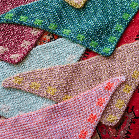 Pressed Flowers Kerchief - Bandana en Mosaïque