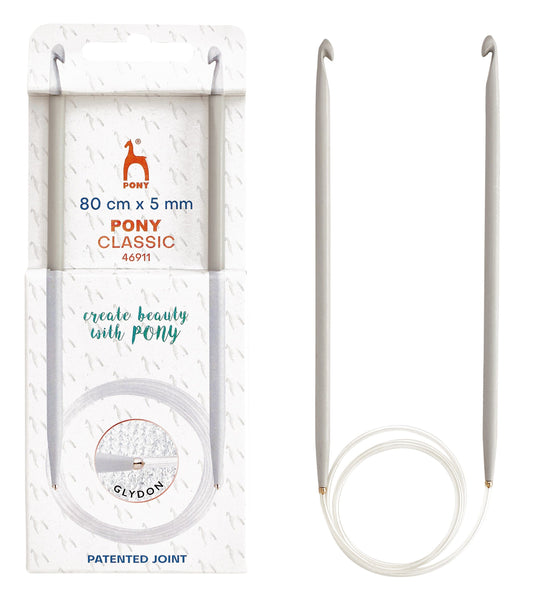 Crochets tunisiens circulaires - Pony