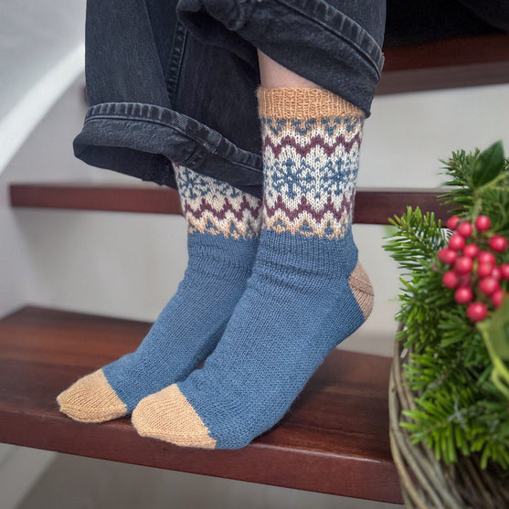 

3e dimanche de l'Avent - Tricot - Frosty Feet - Chaussettes
3