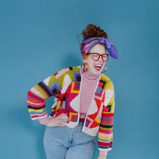 No Shades of Grey - Cardigan - Crochet