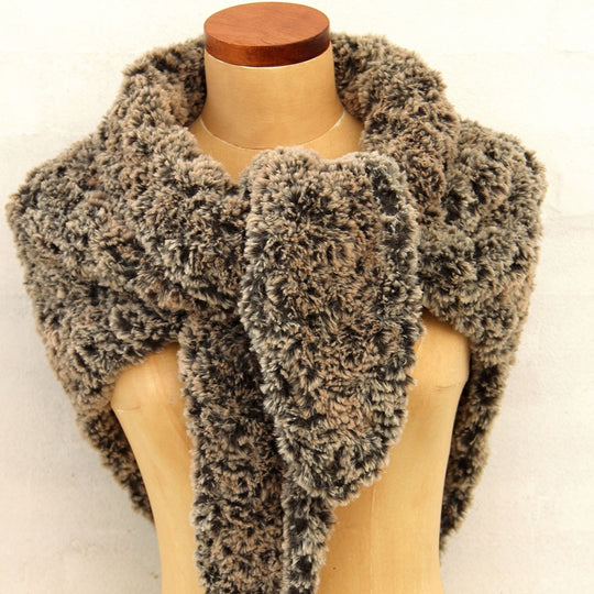 Châle Granny Fur Lux
