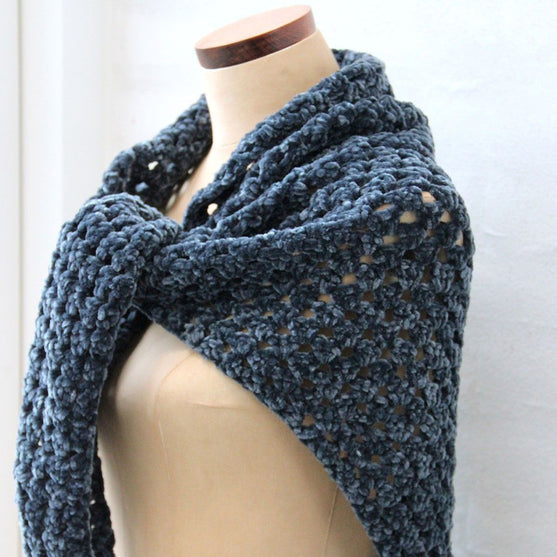 

Châle Granny Bohème Velvet “Double”
2