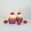 

Cupcakes avec cerise
1